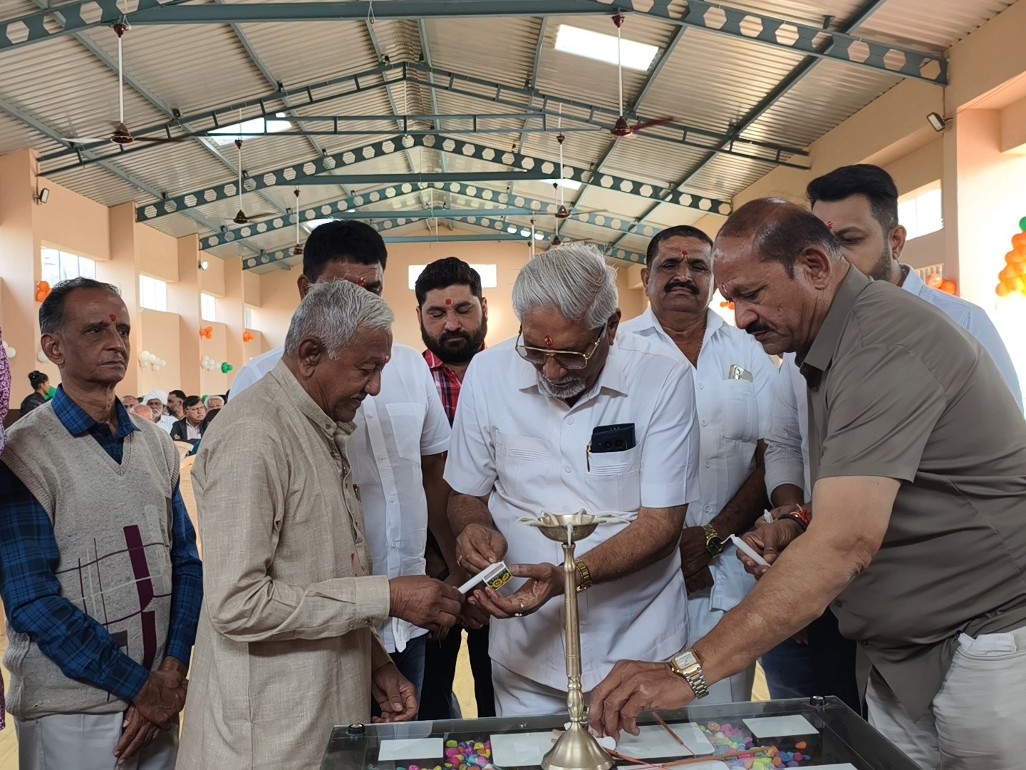 Prof Rajula Rajula Puja Bapu Gaushala Ninth Modern Shed Inaugurated