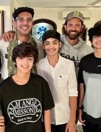 હૃતિક રોશન અને તેનો સાળો ઝાયેદ ખાન પહેલાથી જ મિત્રો હતા.