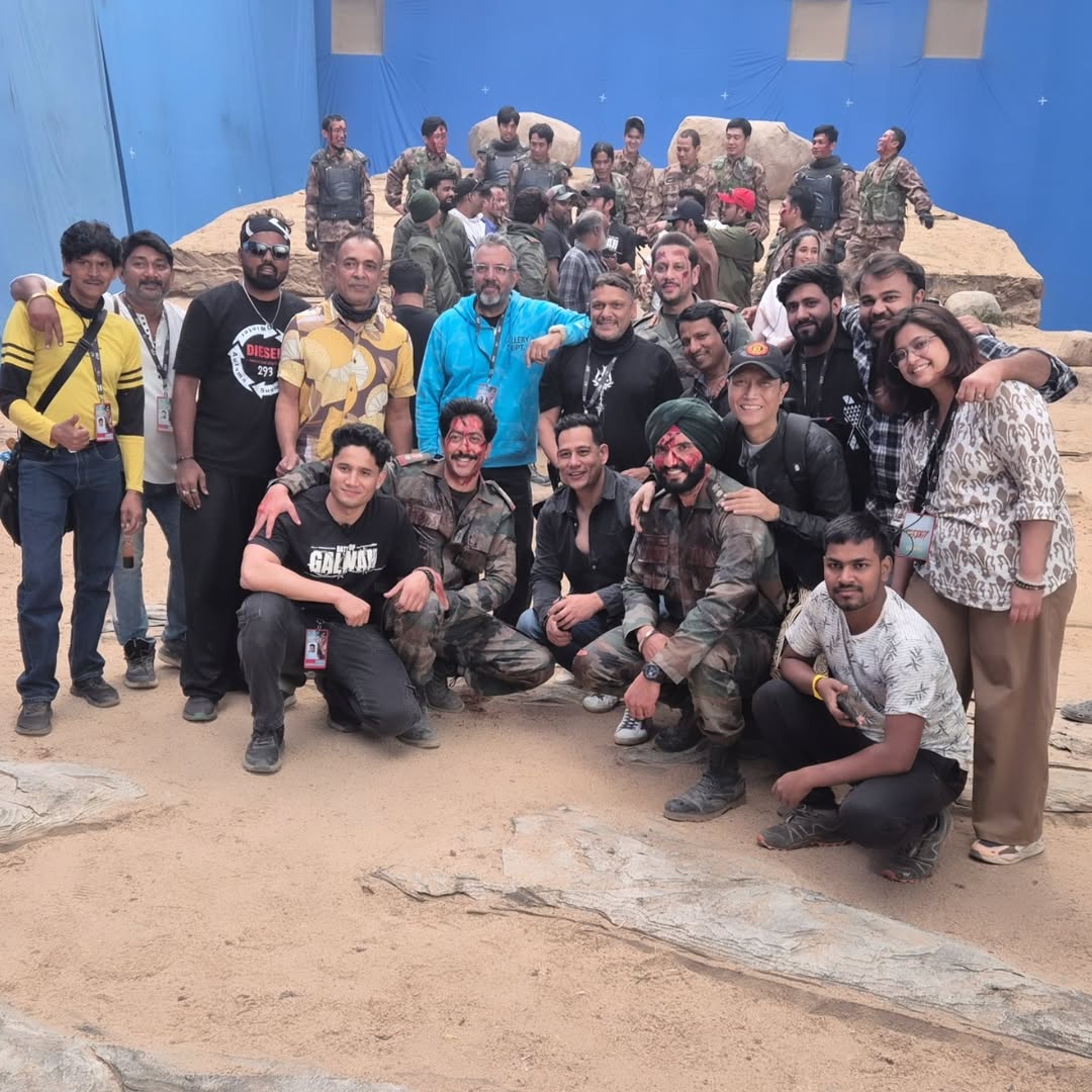 ‘ધ બેટલ ઓફ ગલવાન’ના શેટનો ફોટો