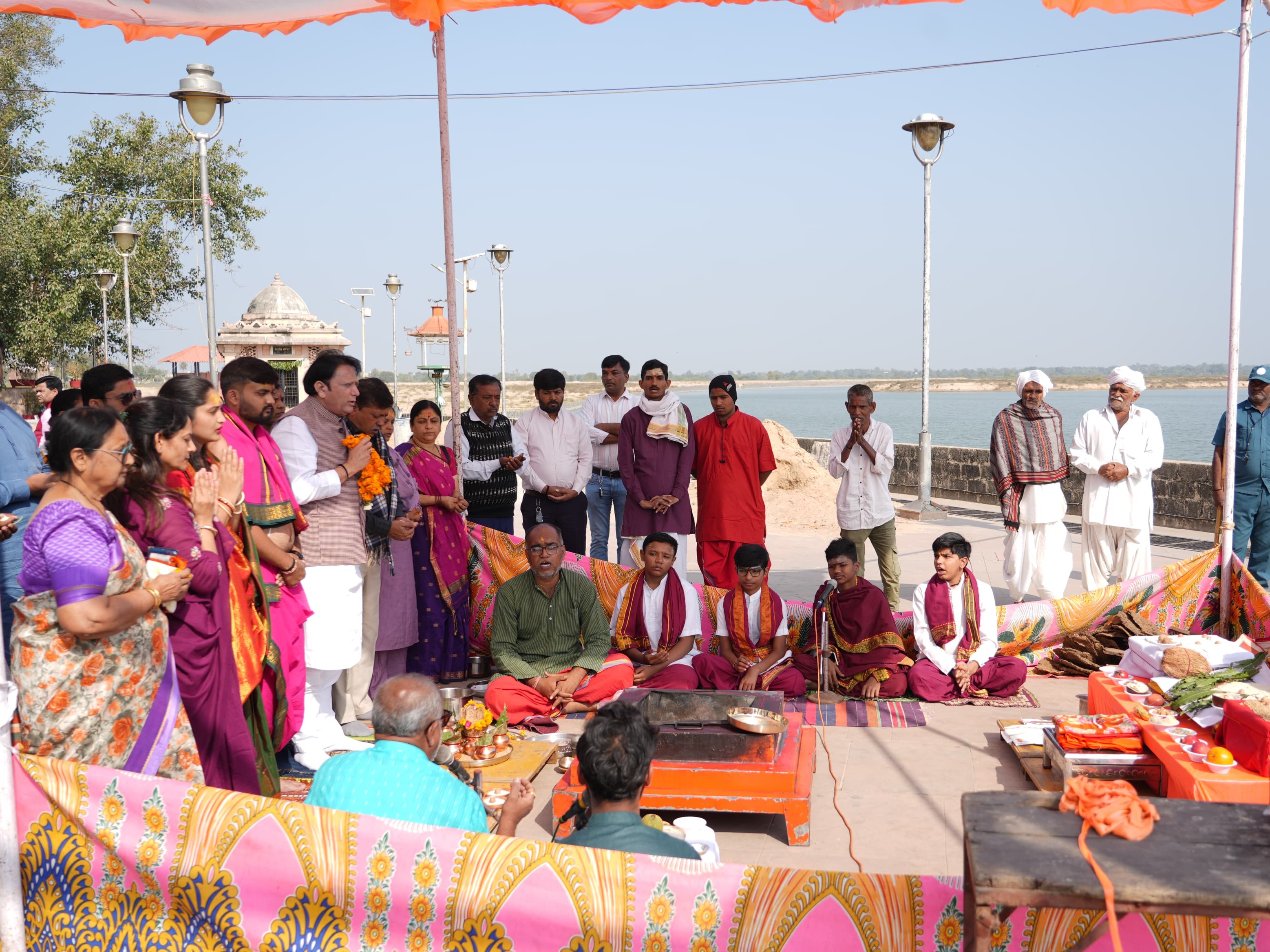Siddhpur MLA Balwantsinh Rajput Joins Vasant Panchami Prayer for ...