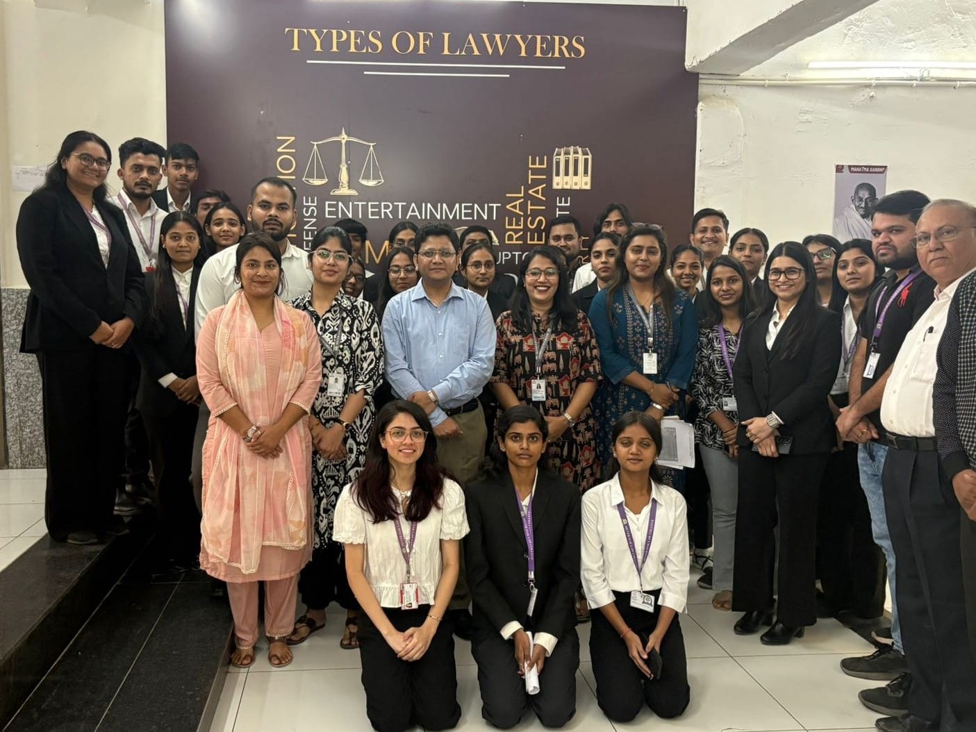 Harsh Raval Adv Harsh Raval Guides at Silver Oak Law College on Human Rights