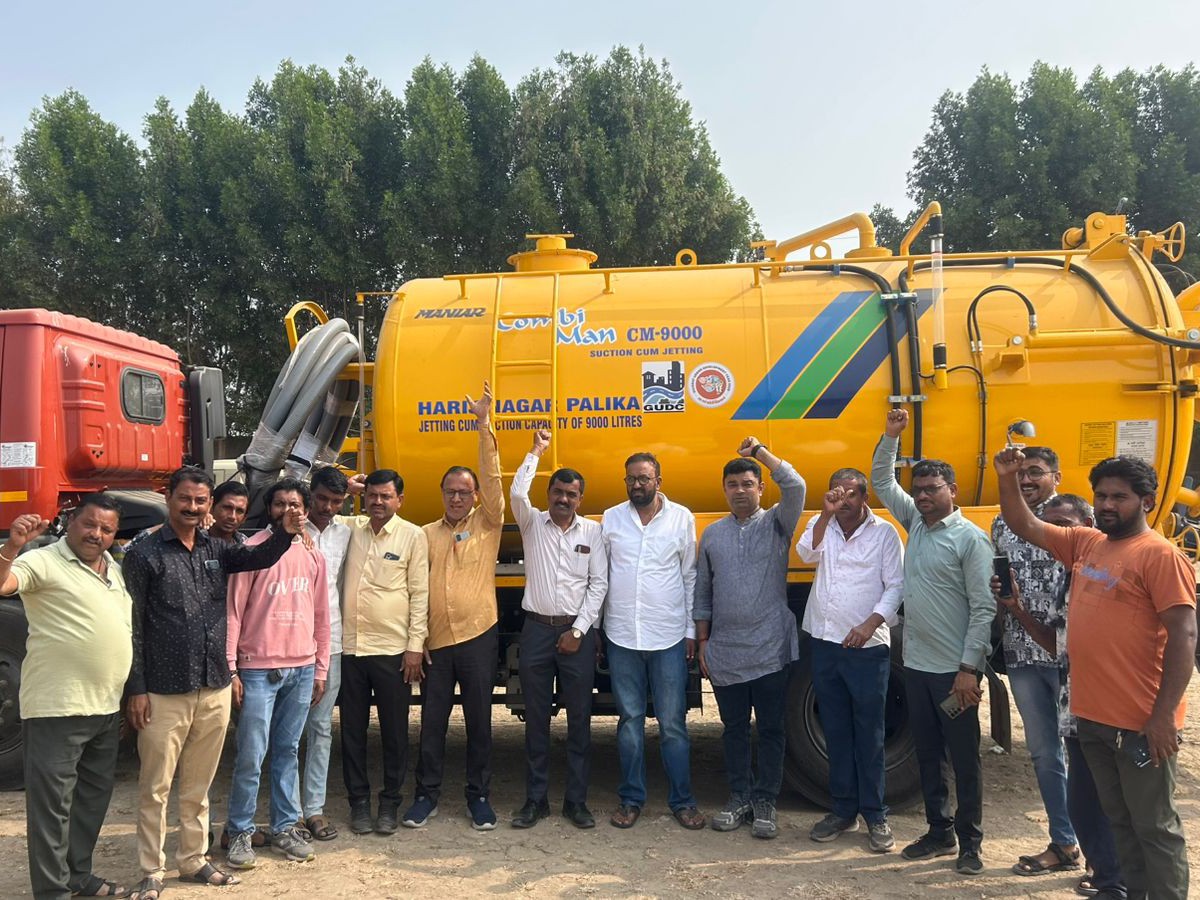 Harji Harji Municipality Receives New Jetting Tanker for Sewage Cleaning