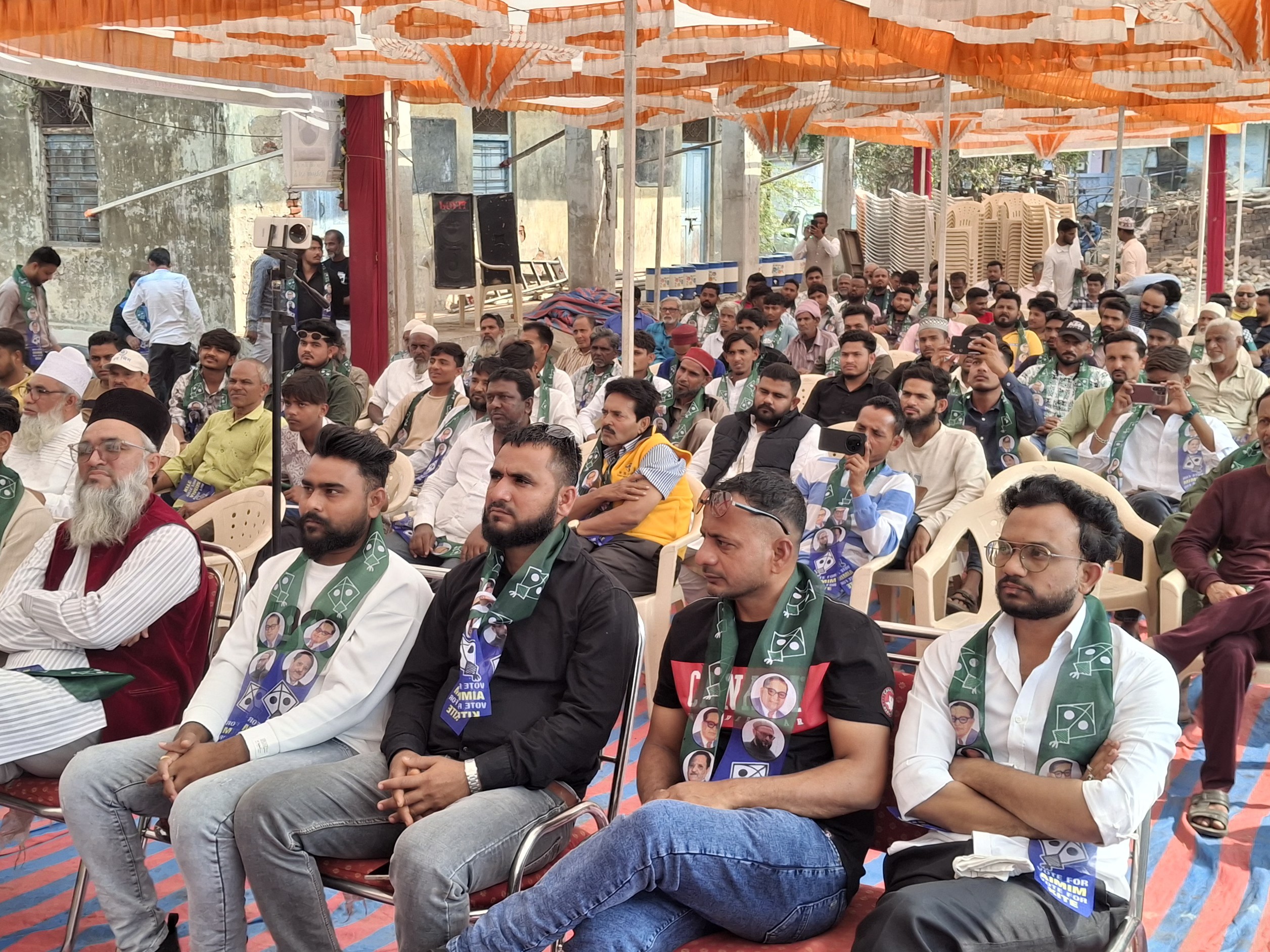 Aimim Rally Khambhat AIMIM Rally: Sabir Kabliwala, Sahid Mansoori Attack Congress, BJP