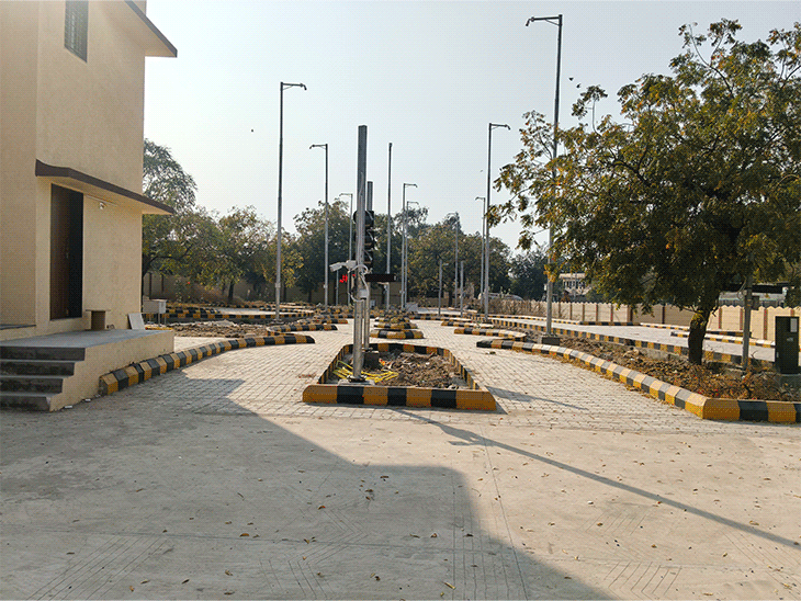 આરટીઓ ટેસ્ટ ટ્રેક.