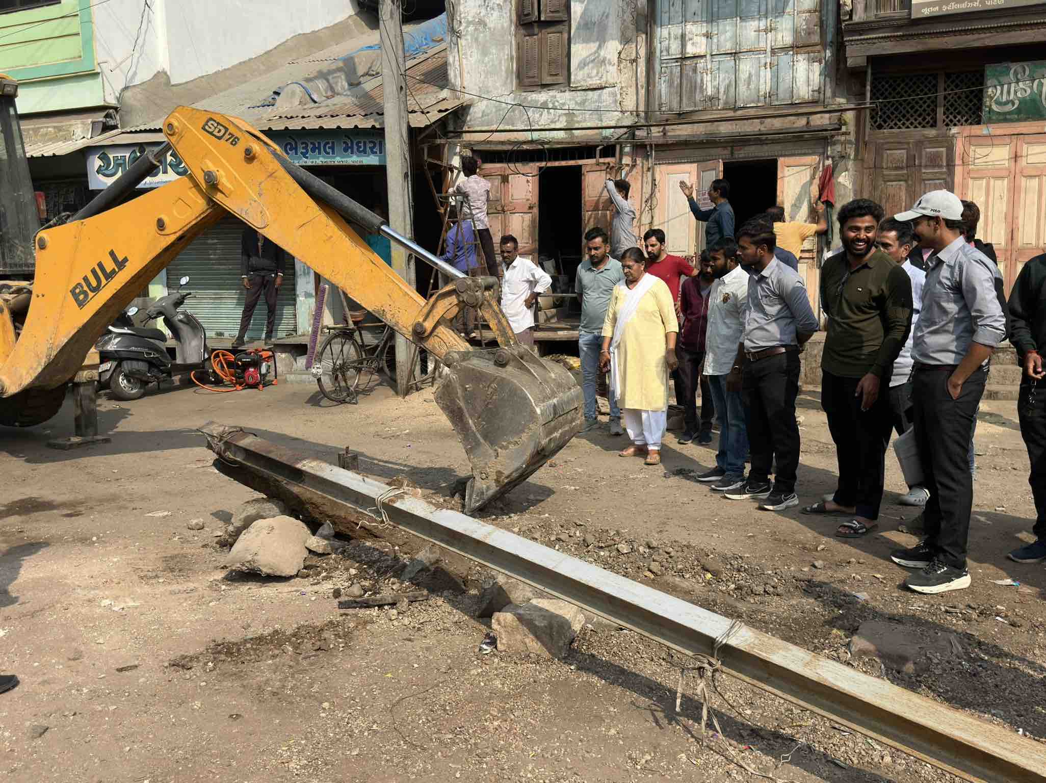 Patan Encroachments Removed for New Shed | Junaganj Area Development
