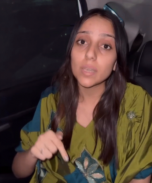 Yesterday she posted a video raising questions about discrimination between sons and daughters