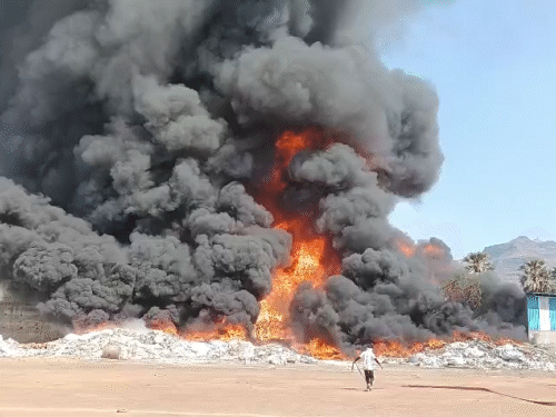 Homopal Fire Halol Scrap Godown Fire Spreads to Four Warehouses; Major Call Declared