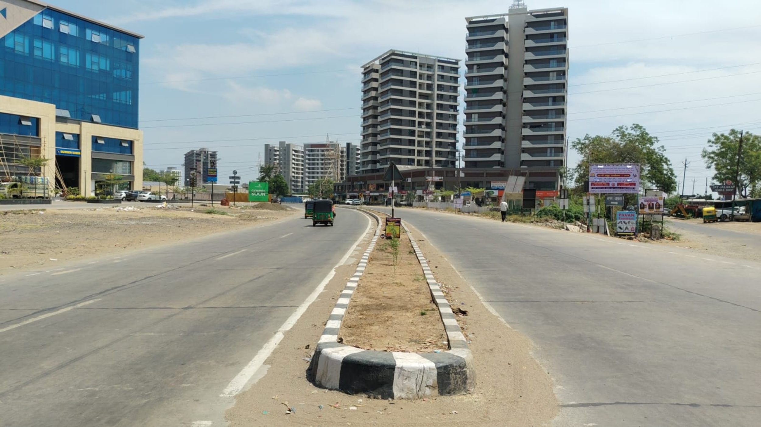 Road construction from Jhadeshwar intersection to Tawara is still ...