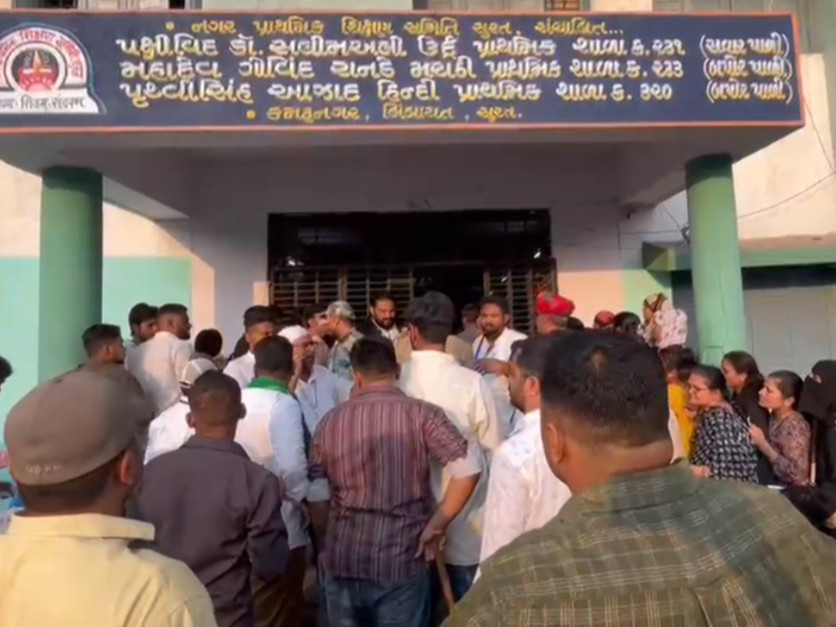 Dumhal Police-Congress Clash; Aslam Saykalwala Detained Surat Election