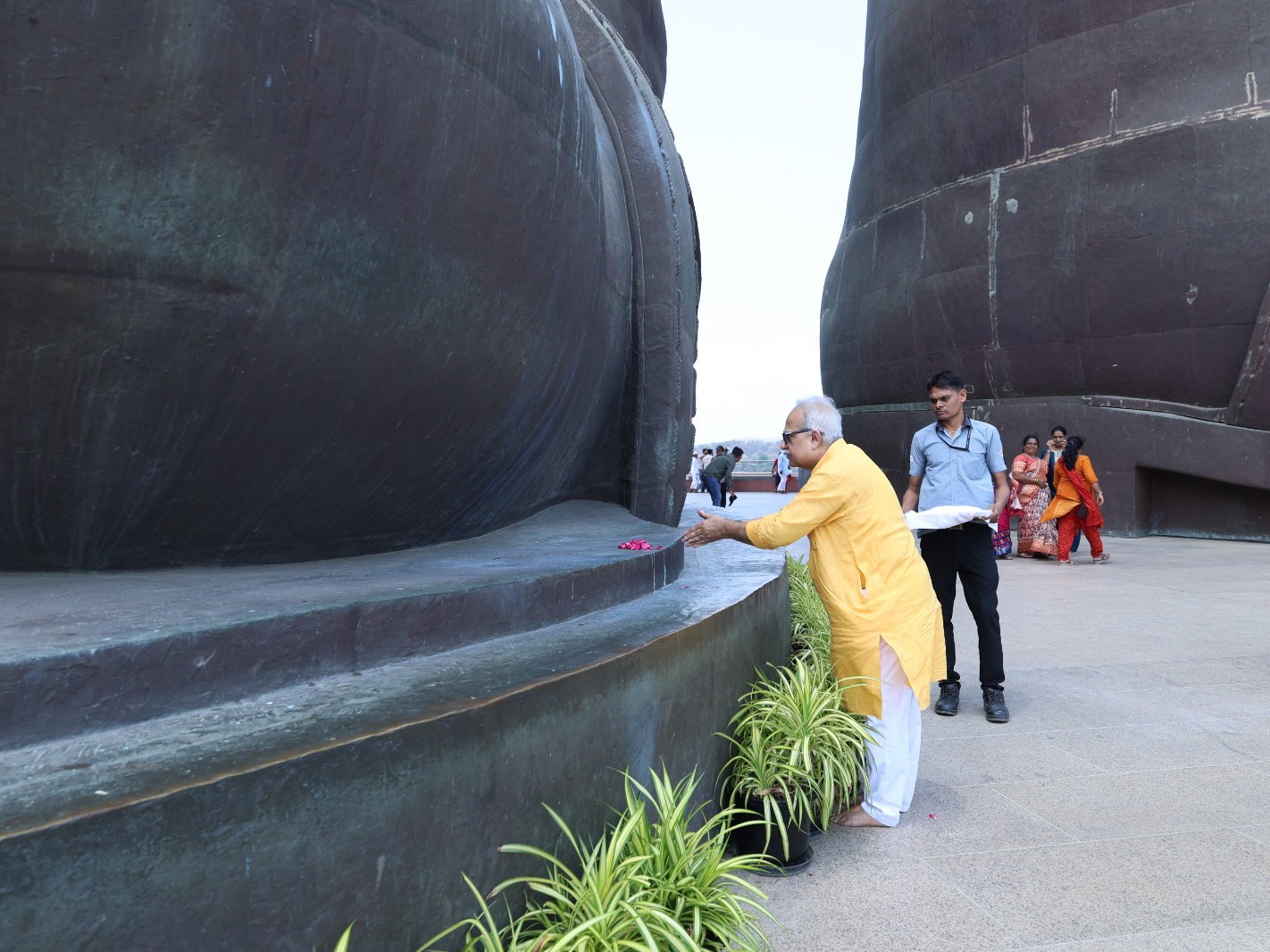 Yamal Vyas Visits Statue of Unity; Narmada Maha Aarti Participation