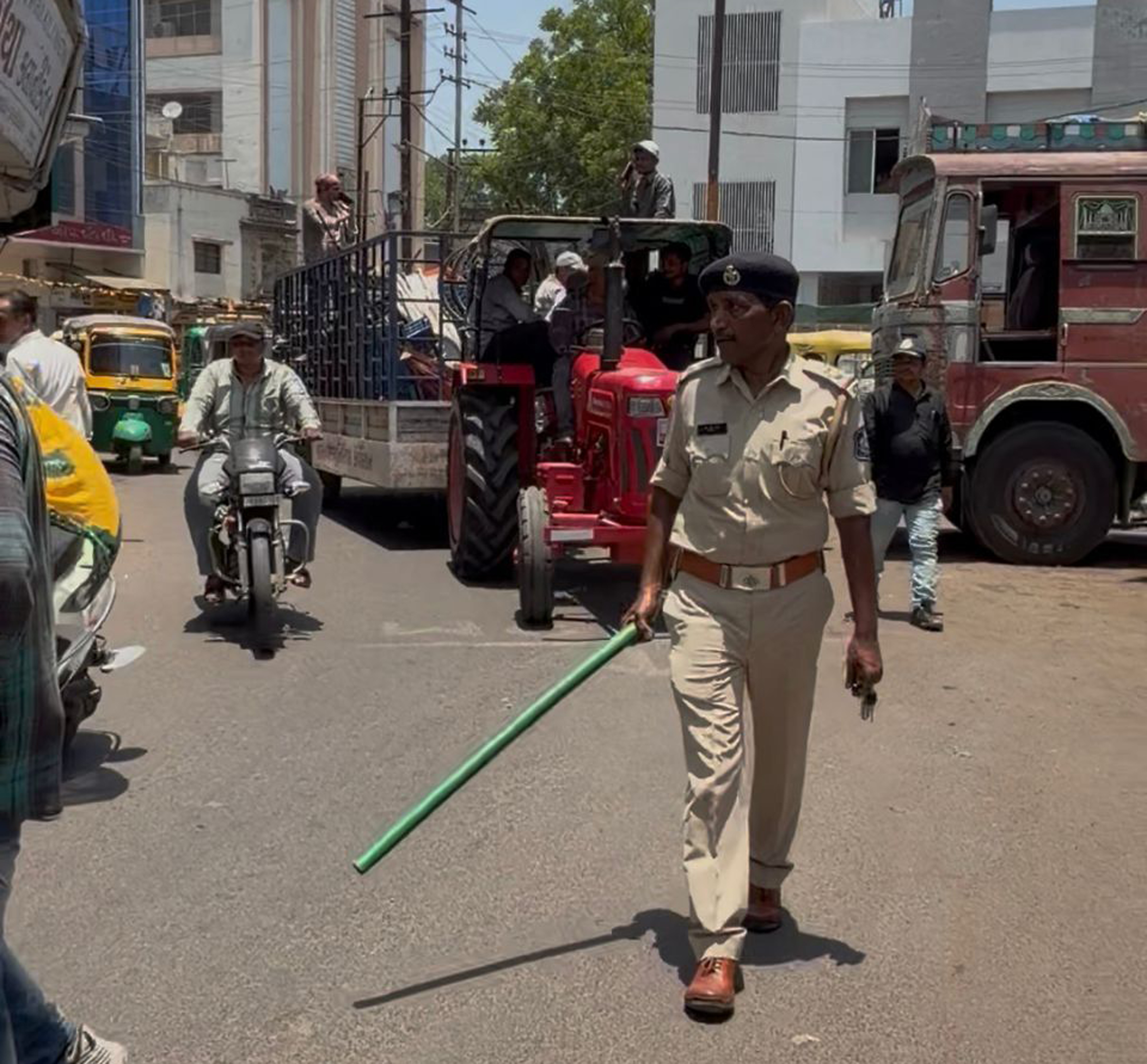 Traffic problem became a permanent headache