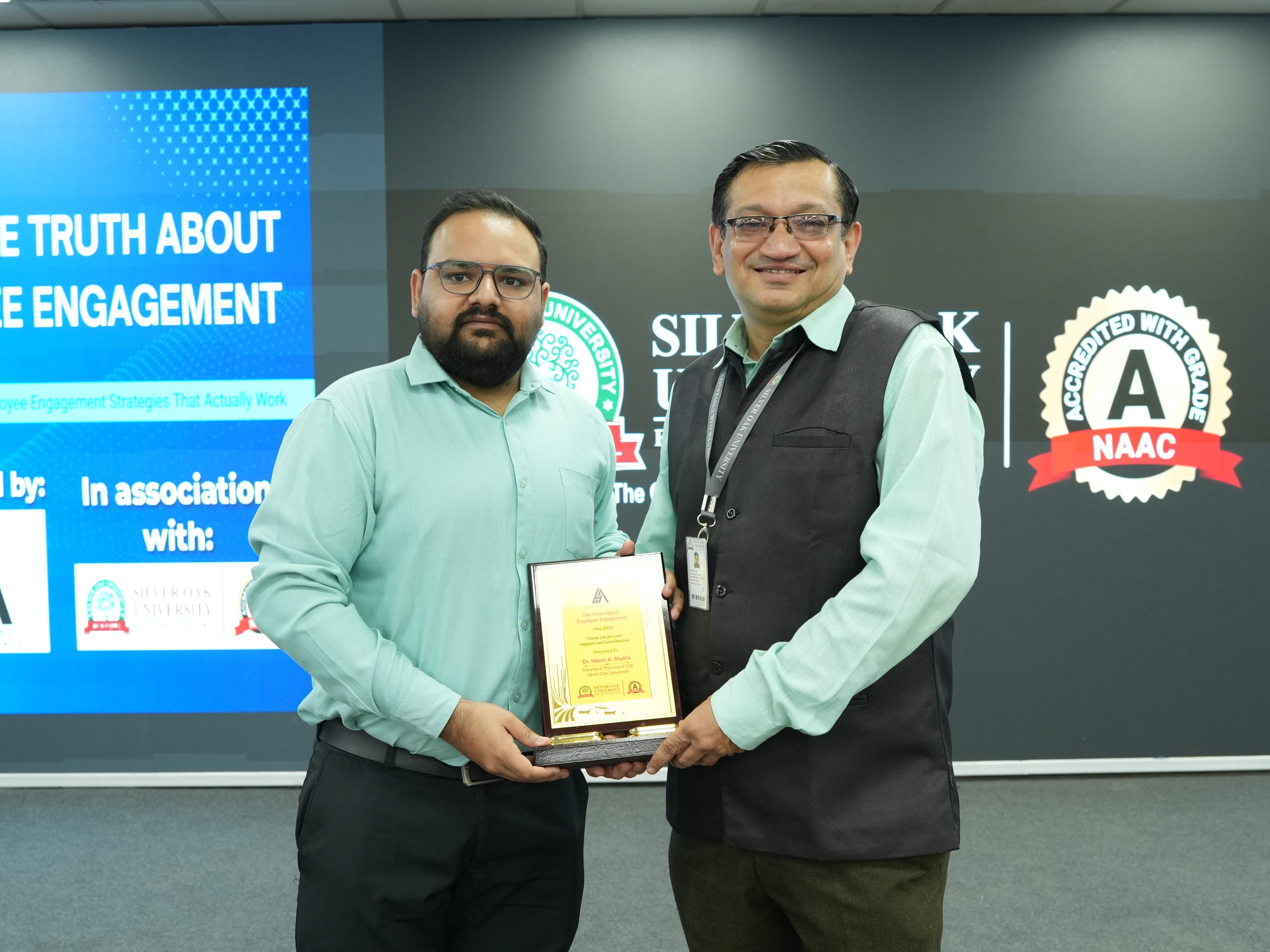 Employee Engagement Seminar at Silver Oak University; Gajanan Pawar ...