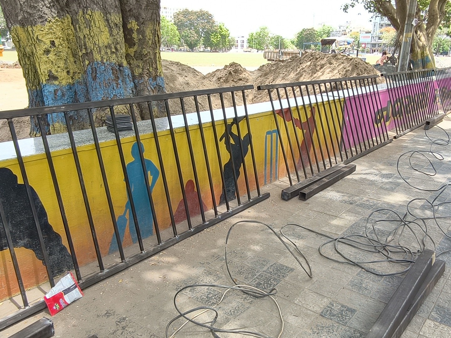 Protest Installations Navsari Senior Citizens Protest Grill Installation | Luncikui Maidan ...