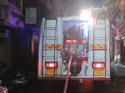 Massive Fire In Rajkot