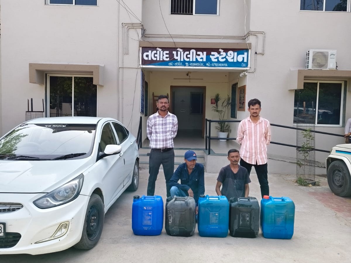 Talod Police Nab Two for Diesel Theft in Ahmedabad