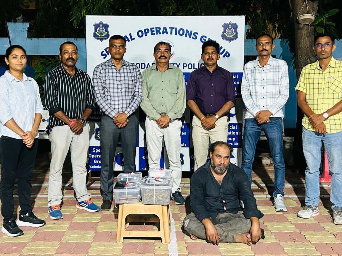 Vadodara Police Crackdown on Drugs | Ganja Seized, Accused Nabbed