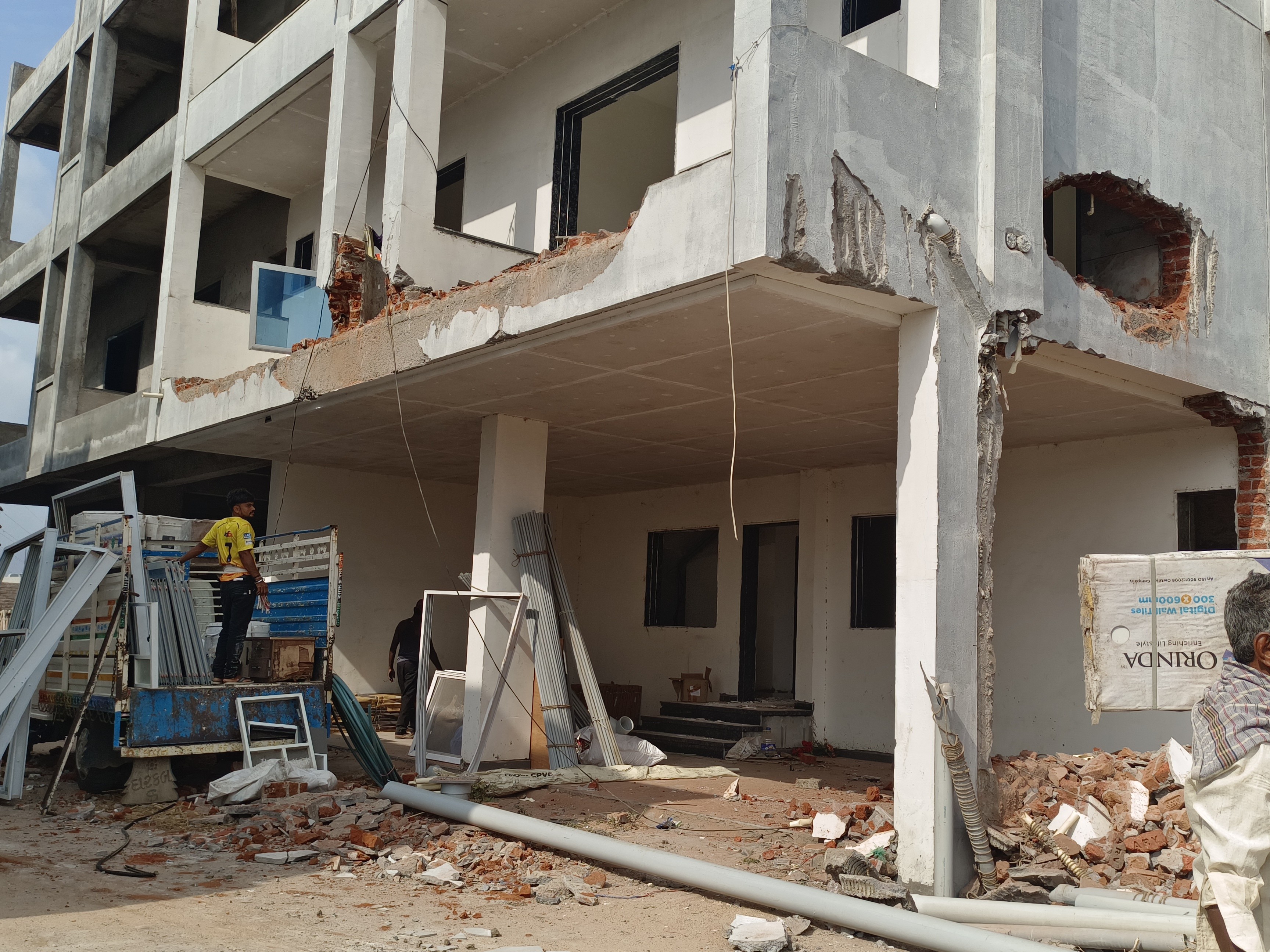 Narmada Demolition: Garudeshwar Illegal Constructions Razed | PK Joshi Complaint