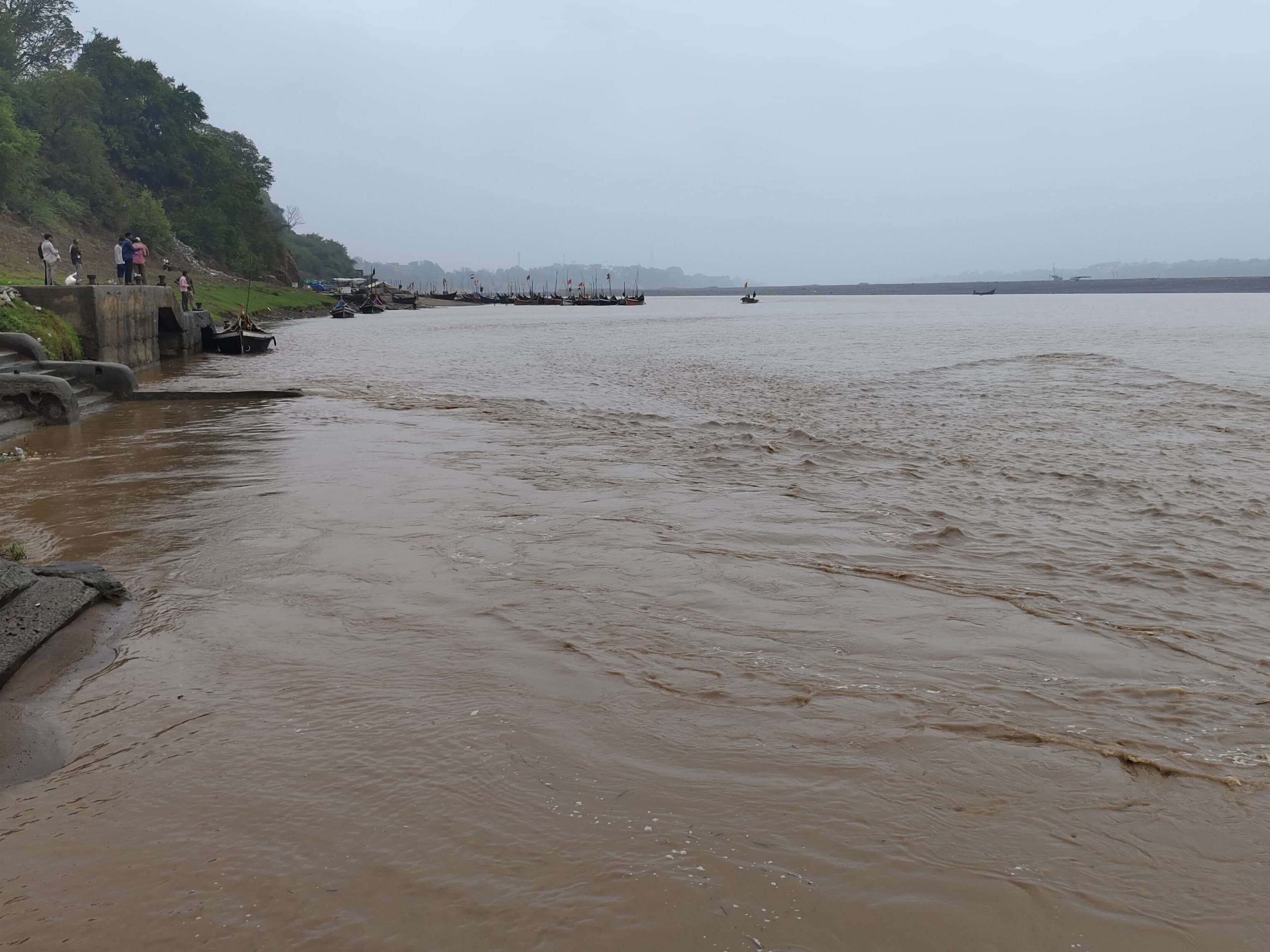 Orsang River Water Meets Narmada; Flood Boosts Religious Tourism