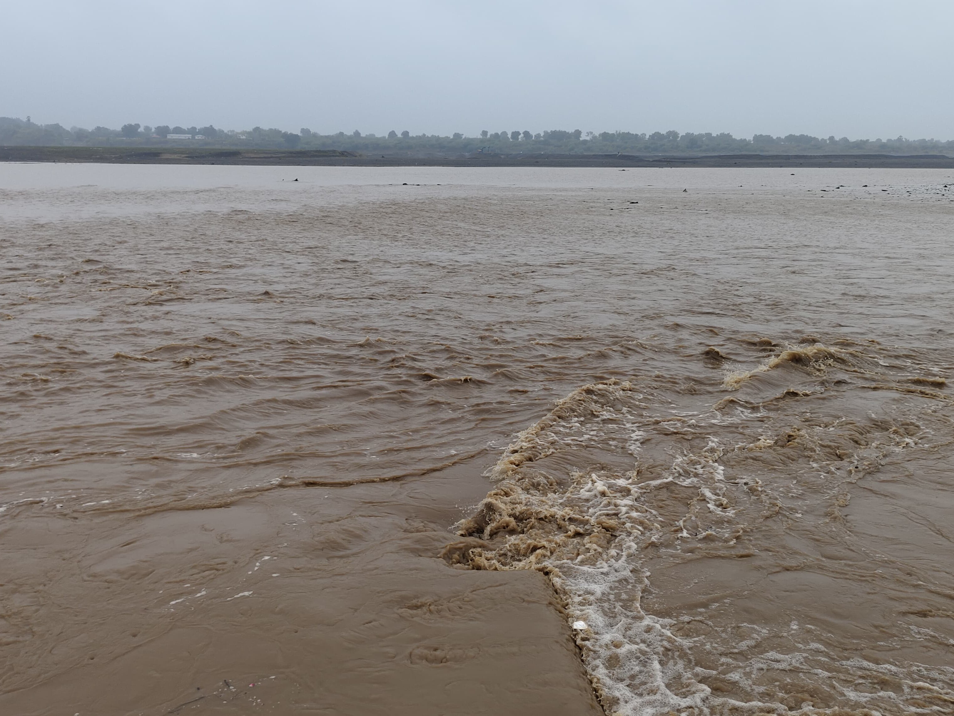 Orsang River Water Meets Narmada; Flood Boosts Religious Tourism