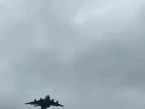 Washington’s C-17 Spotted in Moscow