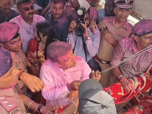 Ambaji Temple Sees Huge Crowds