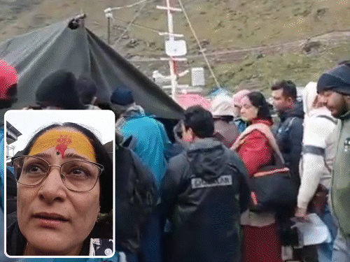 Surat Pilgrims Stranded in Kedarnath