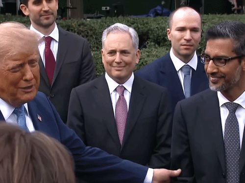 Trump-Pichai Viral Moment