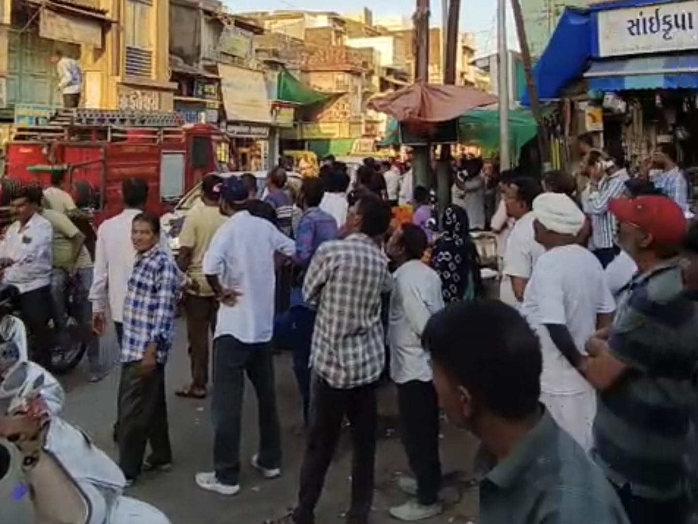 Fire At Bhagwati Traders In Patan; Major Disaster Averted By Fire Brigade