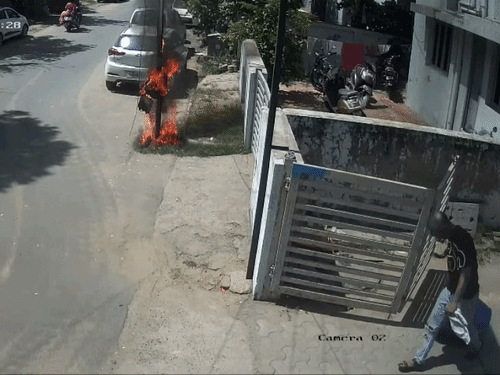 Ahmedabad Thar Driver Detained