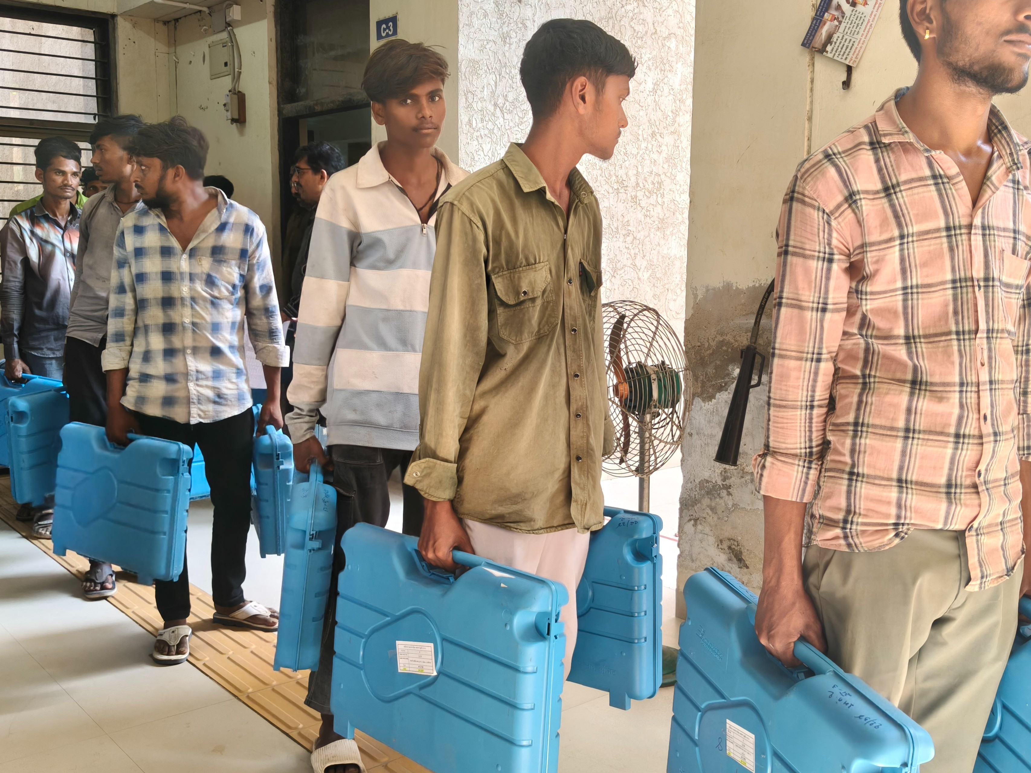 Gandhinagar Municipal Corporation Election; EVM Dispatch & Security Update