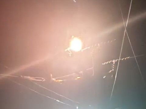 Fire On Light Poll Kim Street Light Pole Fire Incident | Surat News Update