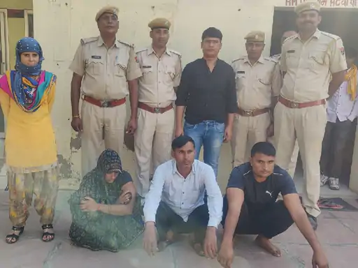 पत्थर व्यापारी का किया था किडनैप, हनीट्रैप में फसाया था पत्थर व्यापारी, 30 लाख की मांगी थी फिरौती