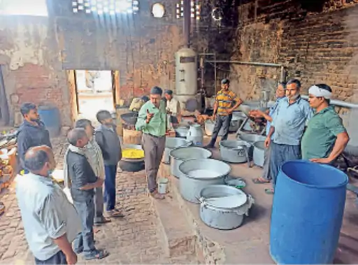 भरतपुर भेंजे सैंपल डीग में 4 दुकानों से कलाकंद, लड्‌डू, मलाई और तेल के नमूने लिए, लाइसेंस भी जांचे