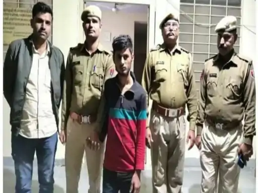 लाखों की चोरी का आरोपी जयपुर से गिरफ्तार बस में सवार होकर भागने की फिराक में था, पुलिस ने पीछा कर पकड़ा
