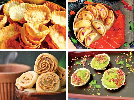 रंगोत्सव के रंगारंग पकवान:रंगों का त्योहार है तो थाली में पकवानों के नए रंग-ढंग होने चाहिए, बनाइए गुड़ की गुझिया, सुहाली जैसे कई तरह के पकवान