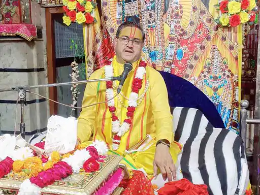 श्रीमद् भागवत कथा का दूसरा दिन:शुक आगमन, भीष्म स्तुति और ध्रुव चरित्र ने श्रद्धालुओं को भाव-विभोर किया...TV Newsकल तक