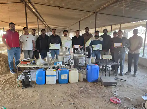 नांद का बास में ड्रग फैक्ट्री पकड़ी; 10 किलो ड्रग्स कैमिकल व उपकरण जब्त, कीमत 100 करोड़ रु.