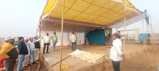 खरगोन : नवग्रह मेले में 25 व्यापारियों को जमीन आवंटित, लेआउट का काम पूरा