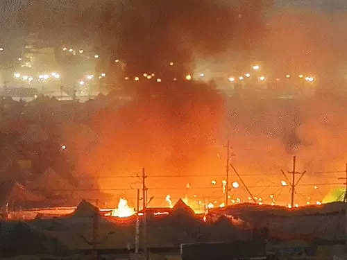 ब्रेकिंग : प्रयागराज माघ मेले में लगातार दूसरे दिन लगी भीषण आग, 10 से ज़्यादा..