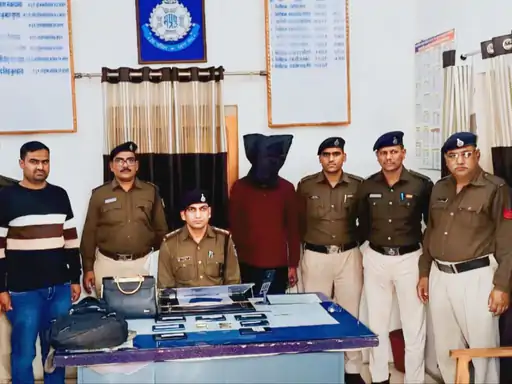 खंडवा GRP की बड़ी कार्रवाई: ट्रेनों में चोरी करने वाला बदमाश गिरफ्तार