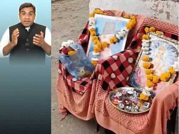 धार में अजब गणतंत्र दिवस, भारत माता की जगह लक्ष्मी माता की पूजा