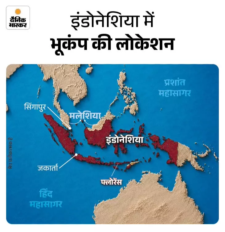 ইন্দোনেশিয়ায় ৭.৭ মাত্রার ভূমিকম্প, ২ জন নিহত: বহু ভবন ধসে, লোকজনকে নিরাপদ স্থানে যেতে নির্দেশ