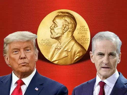 નોર્વેના વડાપ્રધાને ટ્રમ્પને પરખાવ્યું : નોબેલ પુરષ્કાર સરકાર નહીં કમિટી આપે છે