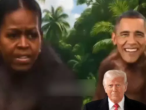 ટ્રમ્પે બરાક ઓબામા-મિશેલને વાનર તરીકે દર્શાવતો વિડીયો પોસ્ટ કરતા વિવાદ